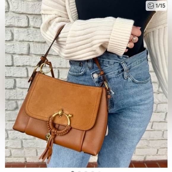 See By Chloe Handbags - See By Chloe Joan Leather Crossbody NWT In Tan